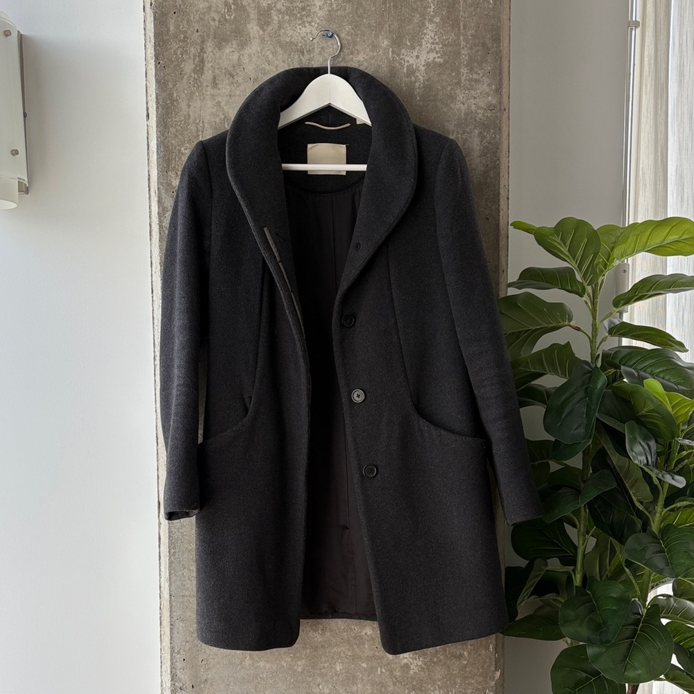 Wilfred Dark Grey Coat